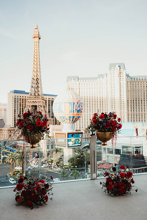 Cosmopolitan Las Vegas Rooftop Wedding Las Vegas Wedding and Elo