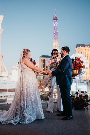 Cosmopolitan Las Vegas Rooftop Wedding Las Vegas Wedding and Elo