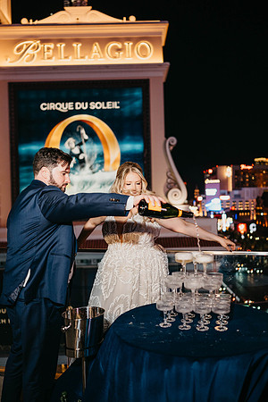Cosmopolitan Las Vegas Rooftop Wedding Las Vegas Wedding and Elo