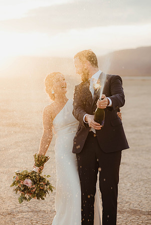 Dry Lakebed Wedding and Elopement Unique Las Vegas Wedding and E