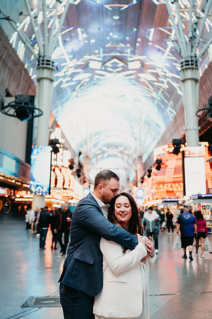 Fremont Street Elopement Las Vegas Elopement Photographer