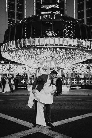 Fremont Street Elopement Las Vegas Elopement Photographer