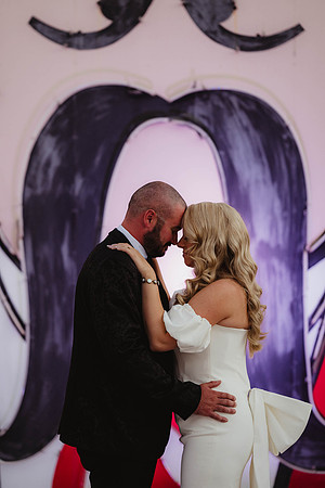 Neon Museum Wedding and Elopement Unique Las Vegas Wedding and E
