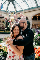 Propose at the Bellagio Botanical Gardens Las Vegas Wedding and
